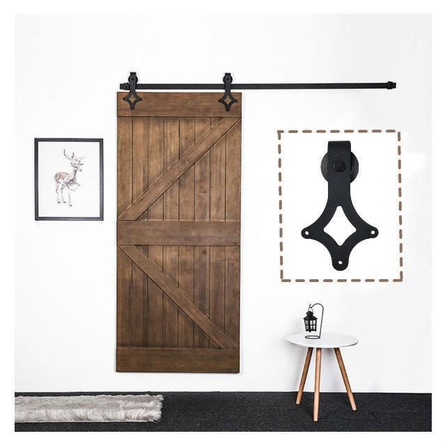 1.8m / 6ft quincaillerie kit de rail porte coulissante suspendu