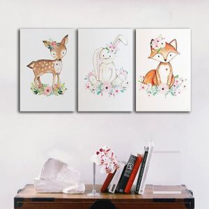 Cadre toile animaux enfant - Achat / Vente pas cher