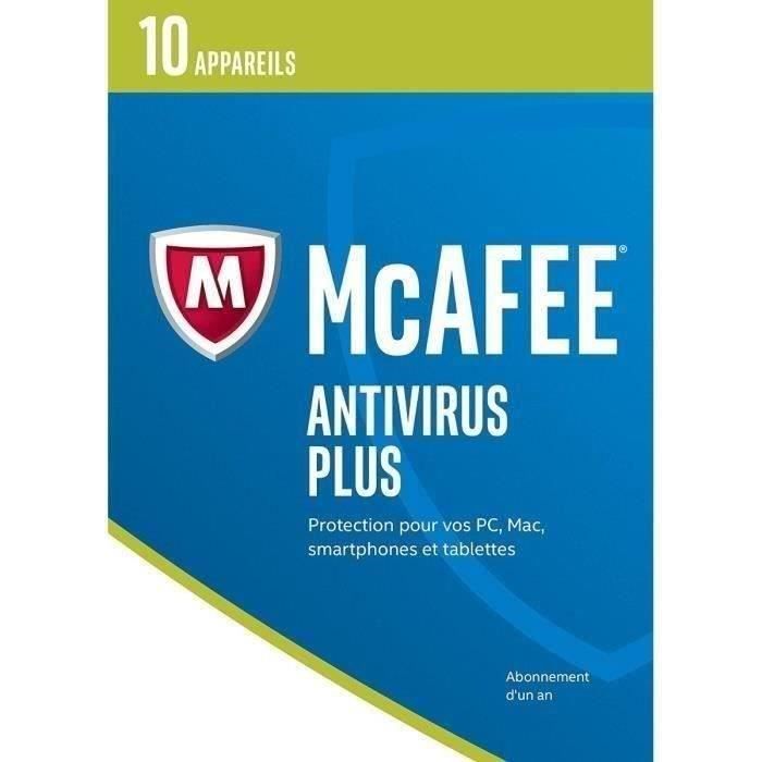 McAfee® AntiVirus Plus 10 appareils