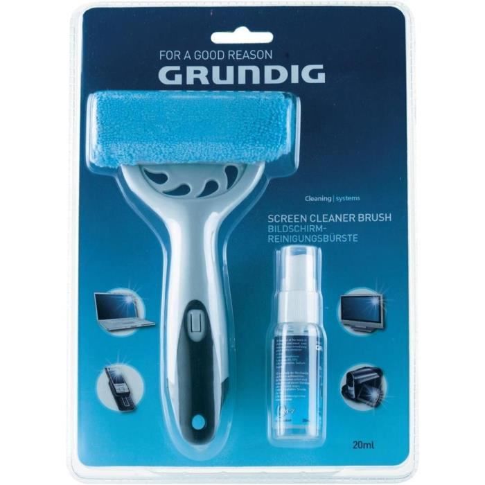 GRUNDIG - Brosse de nettoyage d'ecran & Gel 20ml