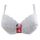 Soutien gorge blanc dentelle fleurie avec armature