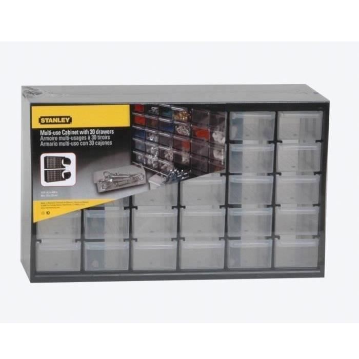 STANLEY Casier de rangement 30 compartiments vide