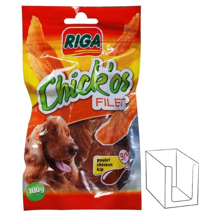 RIGA CHICK'OS filets de poulet CHIENS