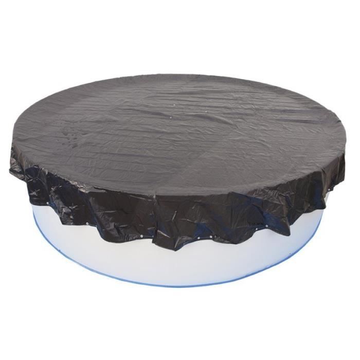 TORRENTE Bâche d'hiver pour piscine 6400cm - Noire