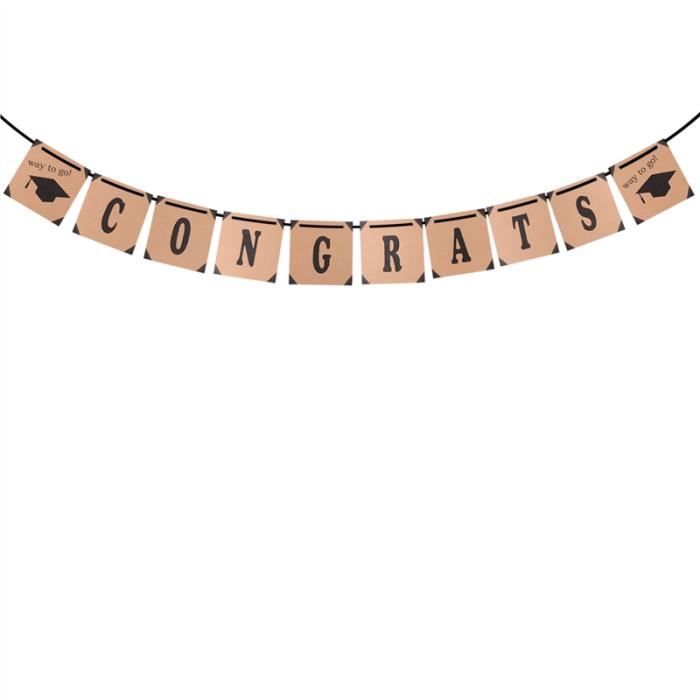 Guirlande Banniere Banderole En Papier Kraft Vintage Decoration Pour Ceremonie Mariage Decorations Et Accessoires De Fetes Decorations De Mariage