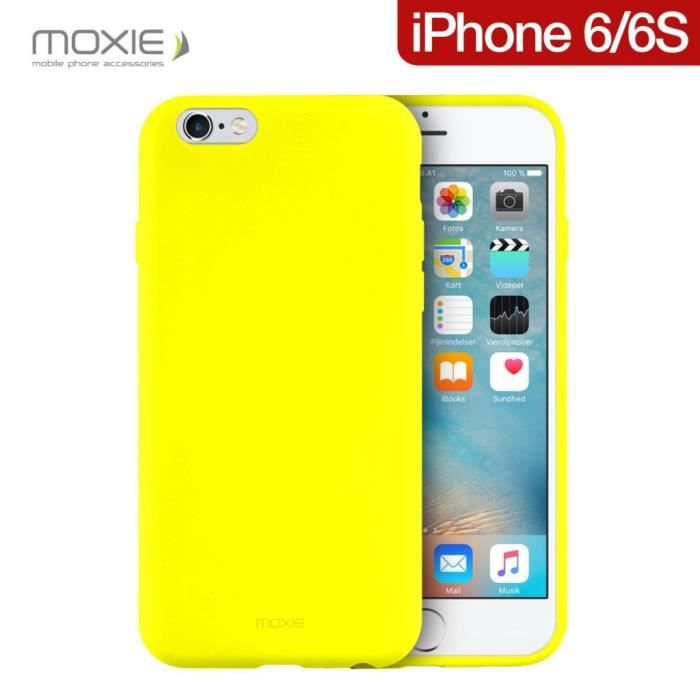 coque iphone xr apple jaune
