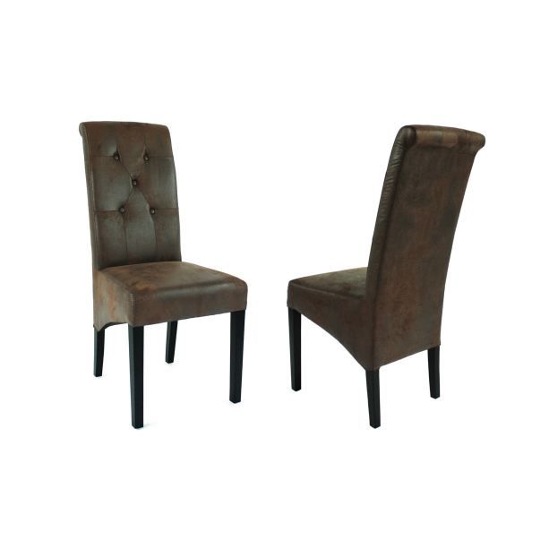 Lot de 2 chaises CHINON     Dimensions  L.65 x P.42 x H.106 cm