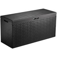 COFFRE D'EXTÉRIEUR TOOD Malle de rangement 330 L - 120 x 45 x 60 cm - COFFRE D'EXTÉRIEUR TOOD Malle de rangement 330 L - 120 x 45 x 60 cm -