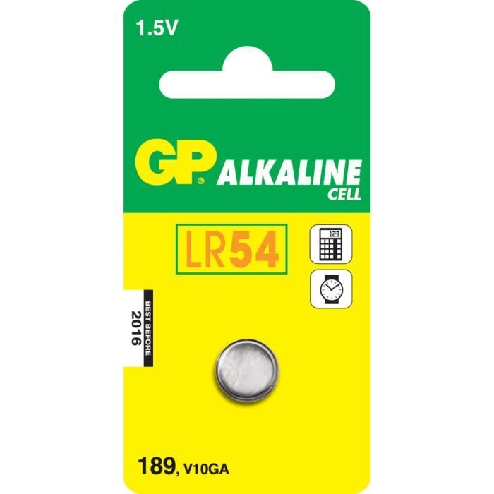 GPBM 1 pile LR54 Alcaline