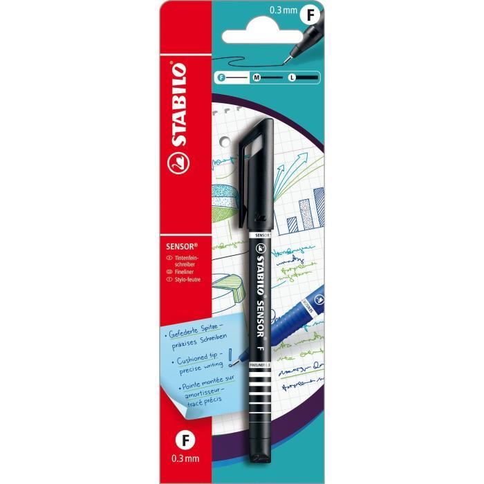 STABILO SENSOR - stylo-feutre - noir