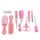 10 pcs - set Trousse de Soin Bébé rose