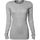 T-shirt henley tunisien FEMME - 680 - gris - manch