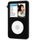 TRIXES Coque en silicone noire pour iPod Classic 8