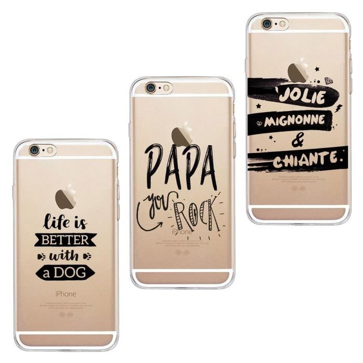 3x coques iphone 6