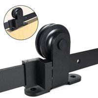 PORTE COULISSANTE Kit de Porte Coulissante Poulie De Rail Suspendu S PORTE COULISSANTE Kit de Porte Coulissante Poulie De Rail Suspendu S