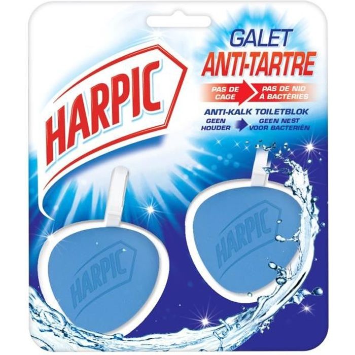 2 blocs Harpic galet Hygiene super detartrant