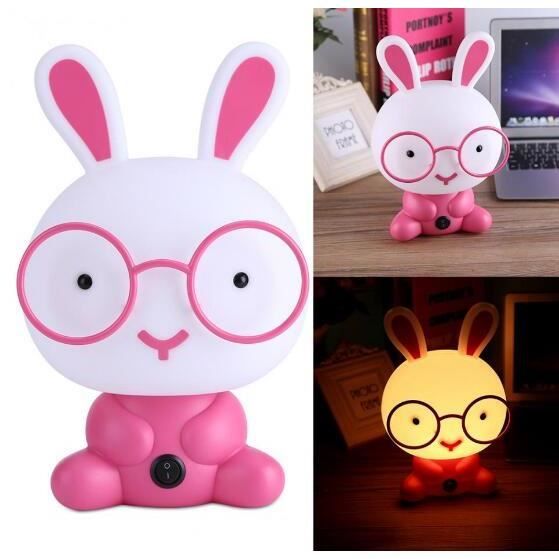 Enfants Bande Kid Bureau Chambre Dessinée Lapin De Ou Chevet Veilleuse Décor Cadeau Led Pour Lampe Creative Luminarias wPuTOikXZ