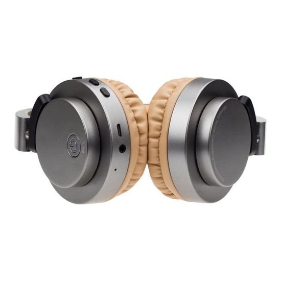 Denver Btn 206 Casque Avec Micro Pleine Taille Bluetooth Sans Fil