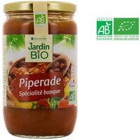 KETCHUP ET ASSIMILÉ JARDIN BIO Piperade bio - 650 g KETCHUP ET ASSIMILÉ JARDIN BIO Piperade bio - 650 g