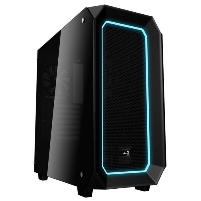 AEROCOOL Boîtier PC sans alimentation P7-C0 NOIR - Verre trempé