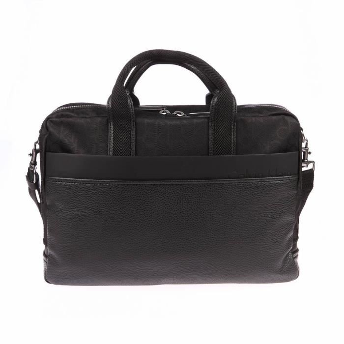 CALVIN KLEIN Sac d'épaule portable K50K500687 - TOM LOGO LAPTOP Noir Homme