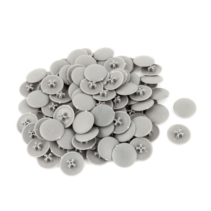 17mmx4mm Forme ronde en plastique à bouchon à vis ...