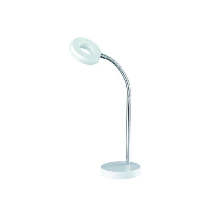 Led De Flexible Lampe Trio Blanc Bureau Rennes wOP80kn