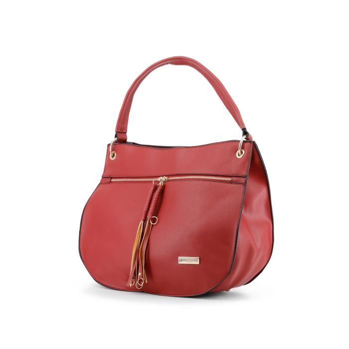 Cardin WTq6nH main rouge in Pierre Rouge nile Femme à en Sac cuir x4wUaq