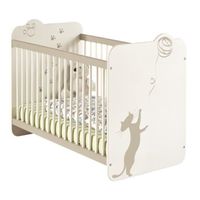 LIT BÉBÉ KITTY Lit Bébé à Barreaux 60x120 cm LIT BÉBÉ KITTY Lit Bébé à Barreaux 60x120 cm
