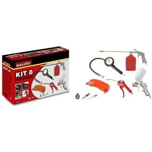 MECAFER Kit d'accessoires air comprimé 8 pi?ces