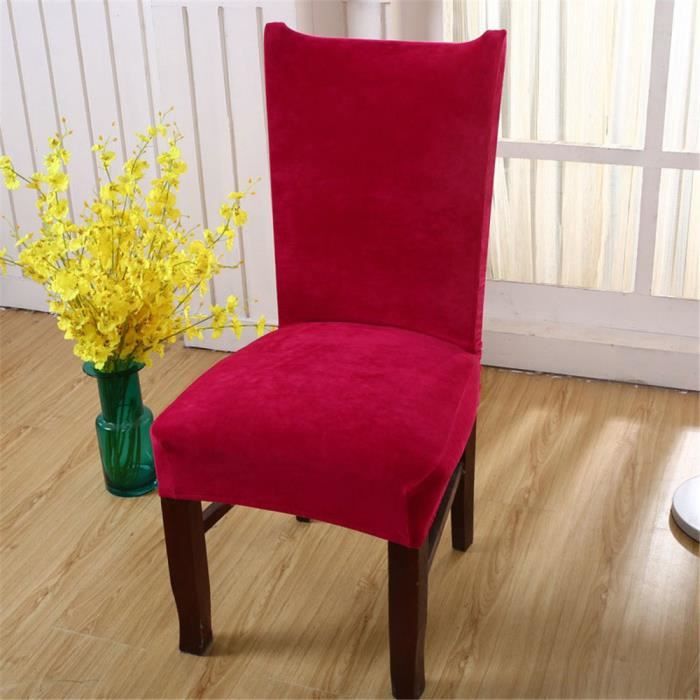 Chaise Rouge À Salle Pour Cerise Housse Mariage Amovible Banquet Manger Élastique De eD2bHYWEI9
