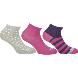 Pack De 3 Paires Chaussettes Courte - Enfant - Violet