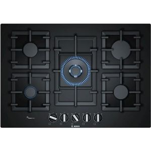 PLAQUE GAZ Plaque au gaz BOSCH 218533 11500W 75 cm Noir Verre