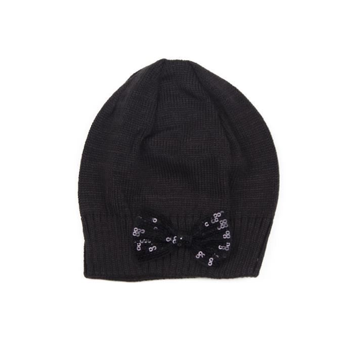 RUSTY Bonnet Bow Beanie H10 OSFM - Femme - Noir