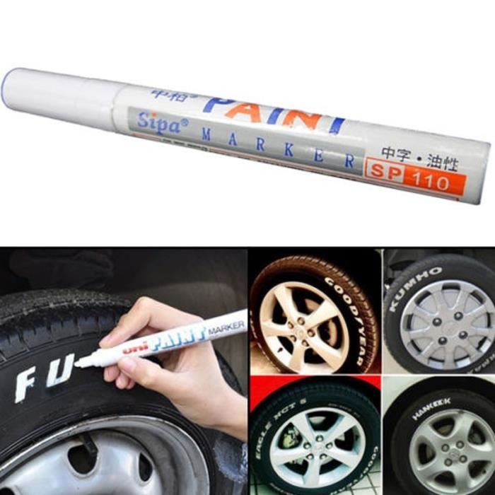 Stylo Feutre Blanc Pour Pneu Achat Vente Peinture Auto Stylo