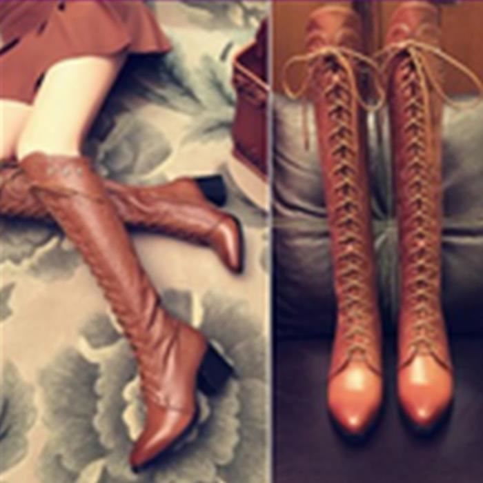 Ta Haute Marron En Qualite noir Femme Vritable Botte Cuir xSZaqzx