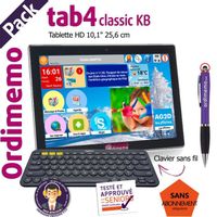TABLETTE TACTILE TABLETTE SENIOR ORDIMEMO TAB4 2/32 10,1" 1280x800 TABLETTE TACTILE TABLETTE SENIOR ORDIMEMO TAB4 2/32 10,1" 1280x800