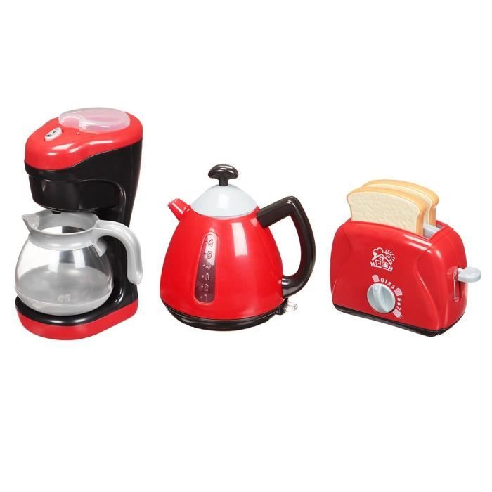 PLAYGO - Collection de chef cuisinier avec cafetière, grille-pain et bouilloire à thé