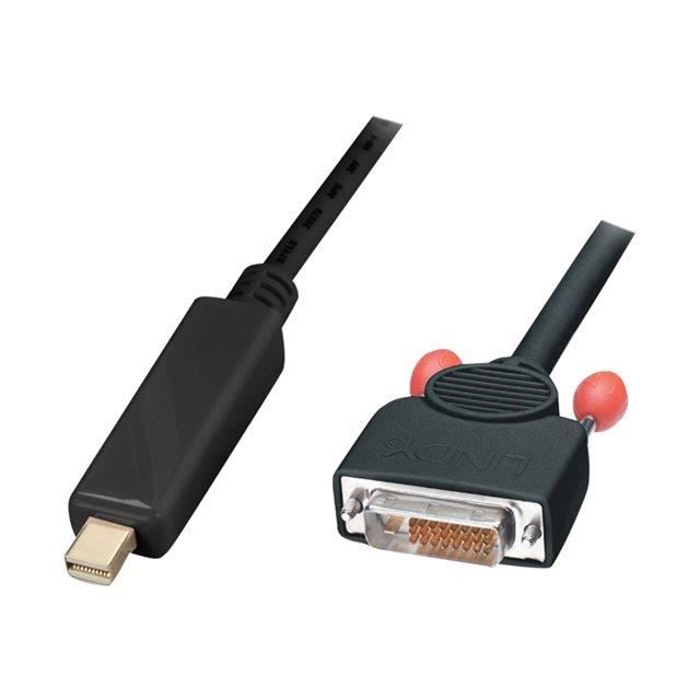 LINDY Câble adaptateur mini DisplayPort vers DVI-D - 5m