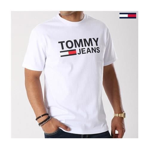 t-shirt tommy hilfiger classics 4837 blanc. blanc blanc - achat