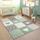 Tapis enfant vert