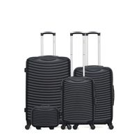 SET DE VALISES Set de 4 valises ABS - Coques rigides - 4 roues 55 SET DE VALISES Set de 4 valises ABS - Coques rigides - 4 roues 55