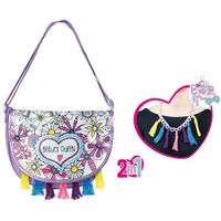 JEU DE MODE - COUTURE - STYLISME COLOR ME MINE Design & Wear Sac Hippie à colorier JEU DE MODE - COUTURE - STYLISME COLOR ME MINE Design & Wear Sac Hippie à colorier