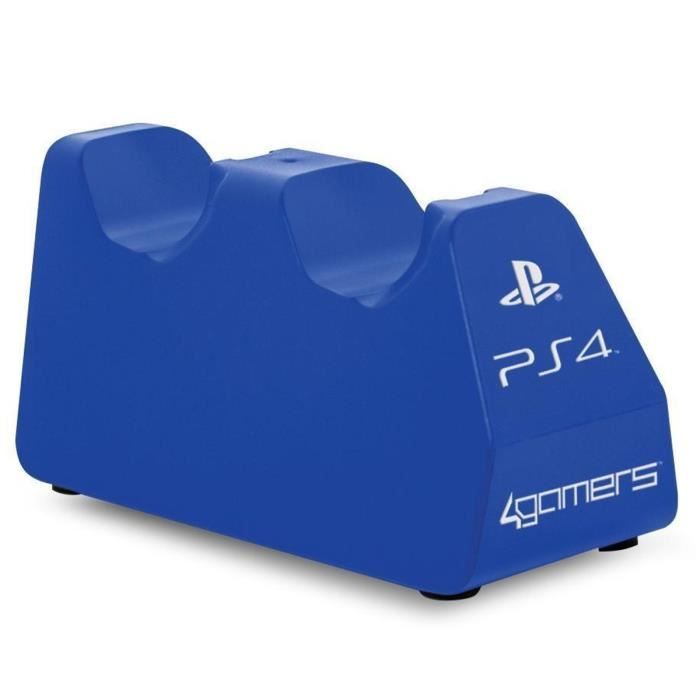 Chargeur et support Bleus A4T pour PS4