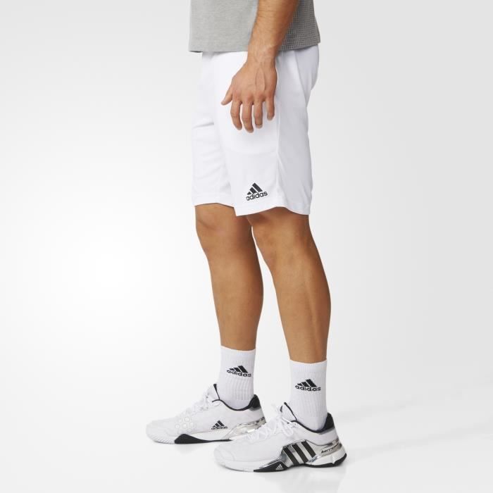 ADIDAS Short Blanc et Noir