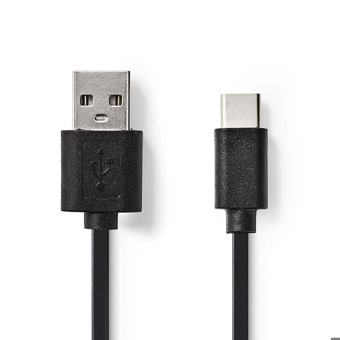Nedis Adaptateur USB USB (M) pour USB-C (M) USB 2.0 10 cm noir