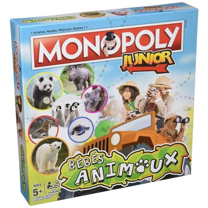 MONOPOLY Junior - Bébés Animaux