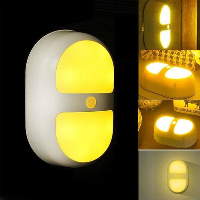 sans fil 10 led pir lampe de détection de mouvement intérieur de