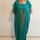 Djellaba pour femme verte main de fatma robe maro