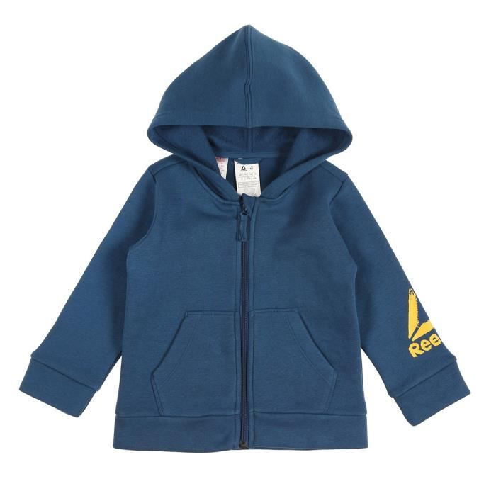 REEBOK Sweatshirt Element FZ Fleece HD - Enfant garçon - Bleu
